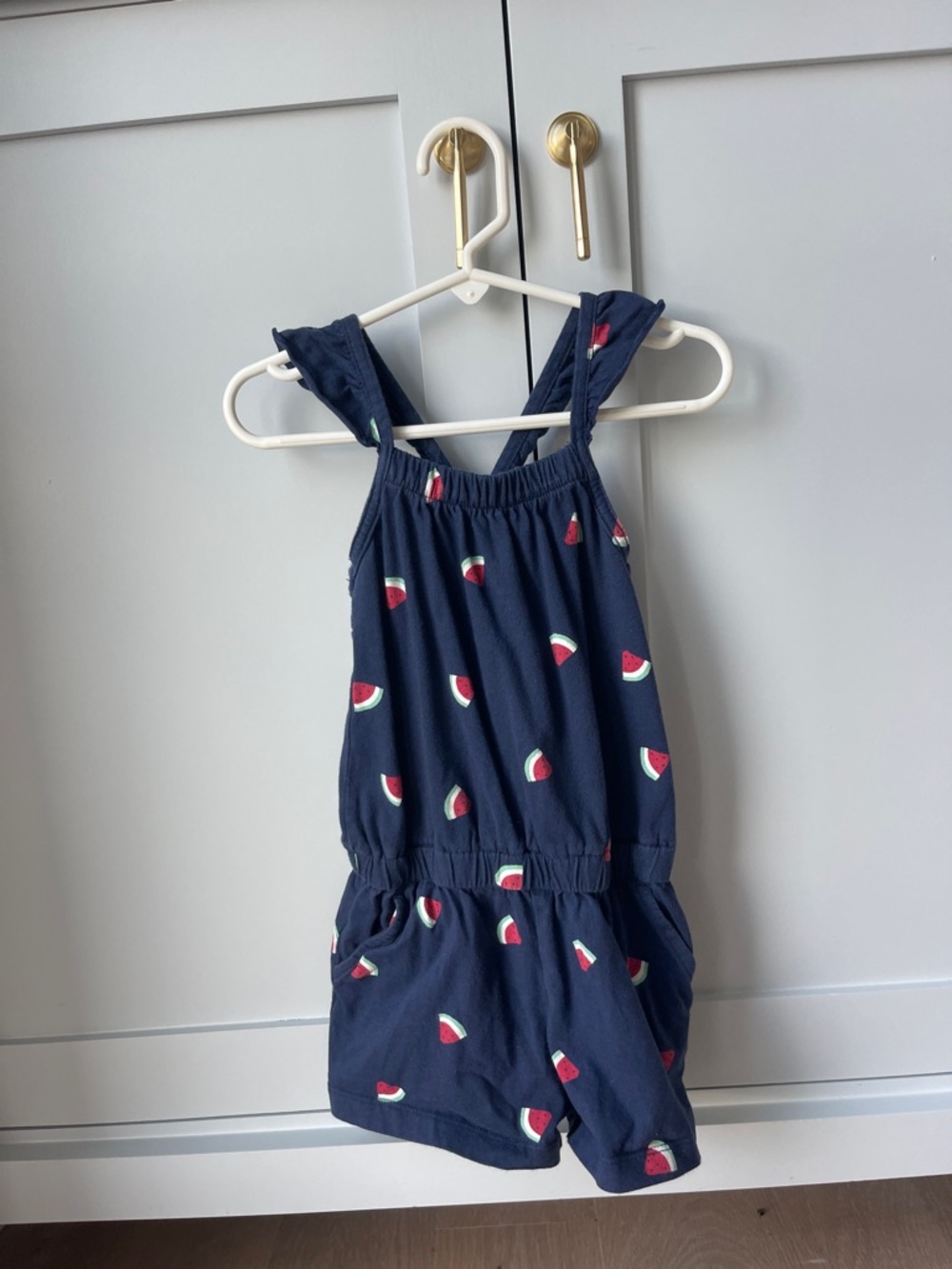 GAP Navy Watermelon Print Romper